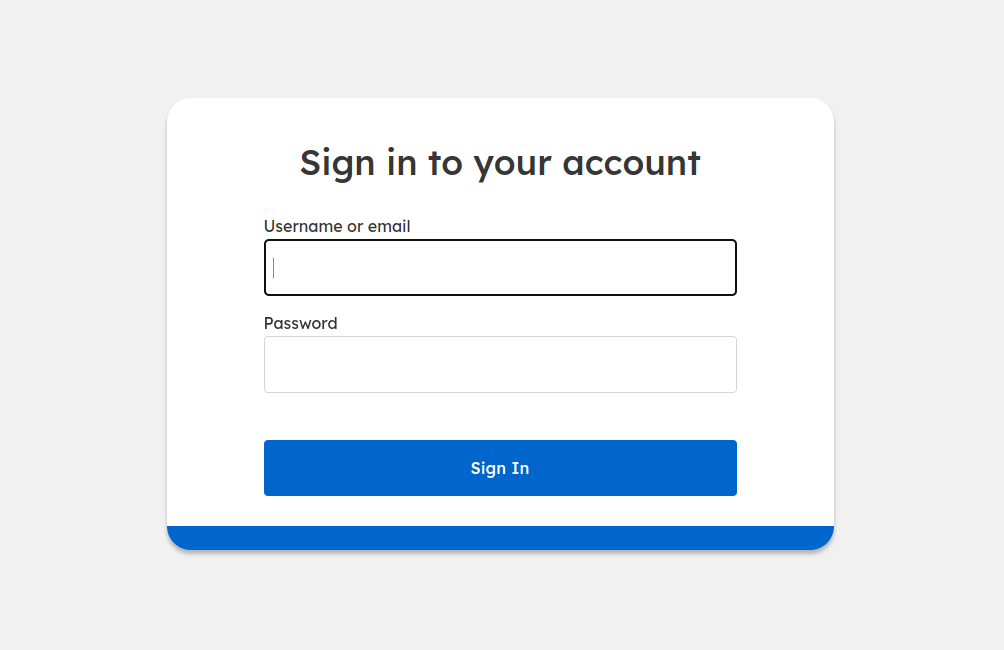Keycloak Phase Two Login Page SaaS Theme