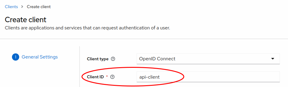 Keycloak Create Service Account Settings