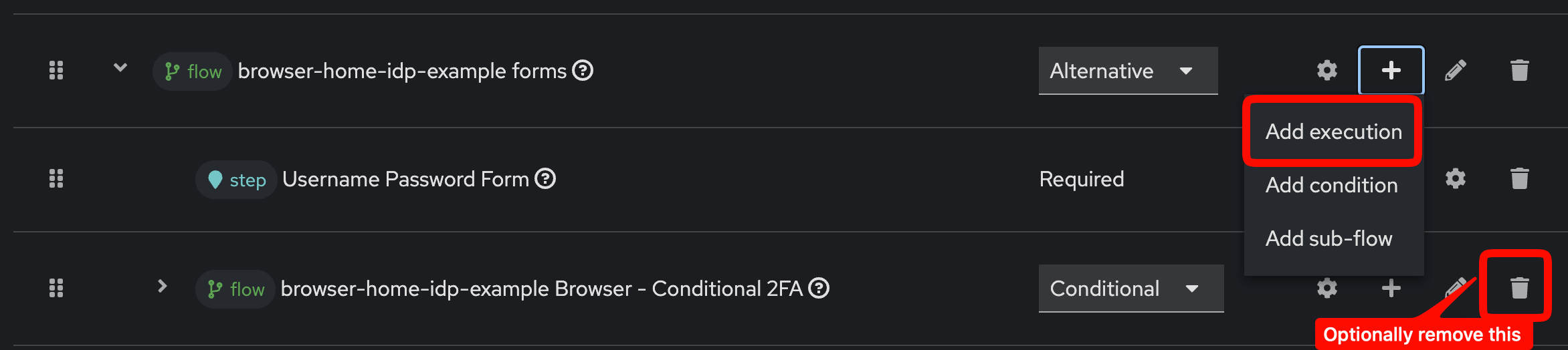 Auth Flow Duplication and Setup
