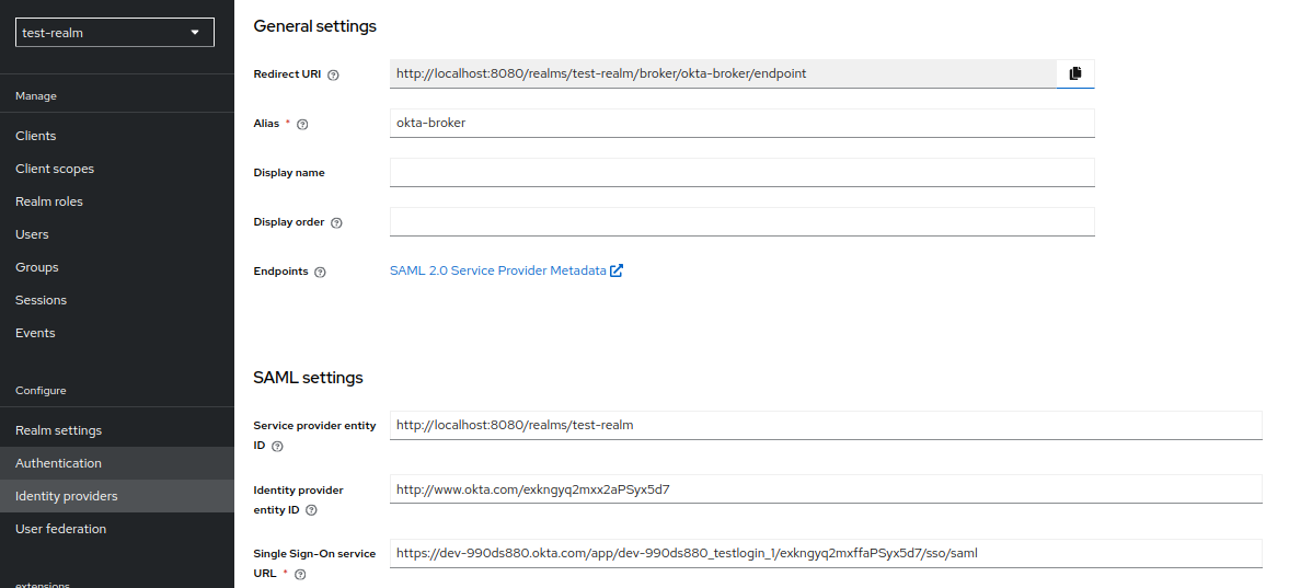 Identity Provider Setup